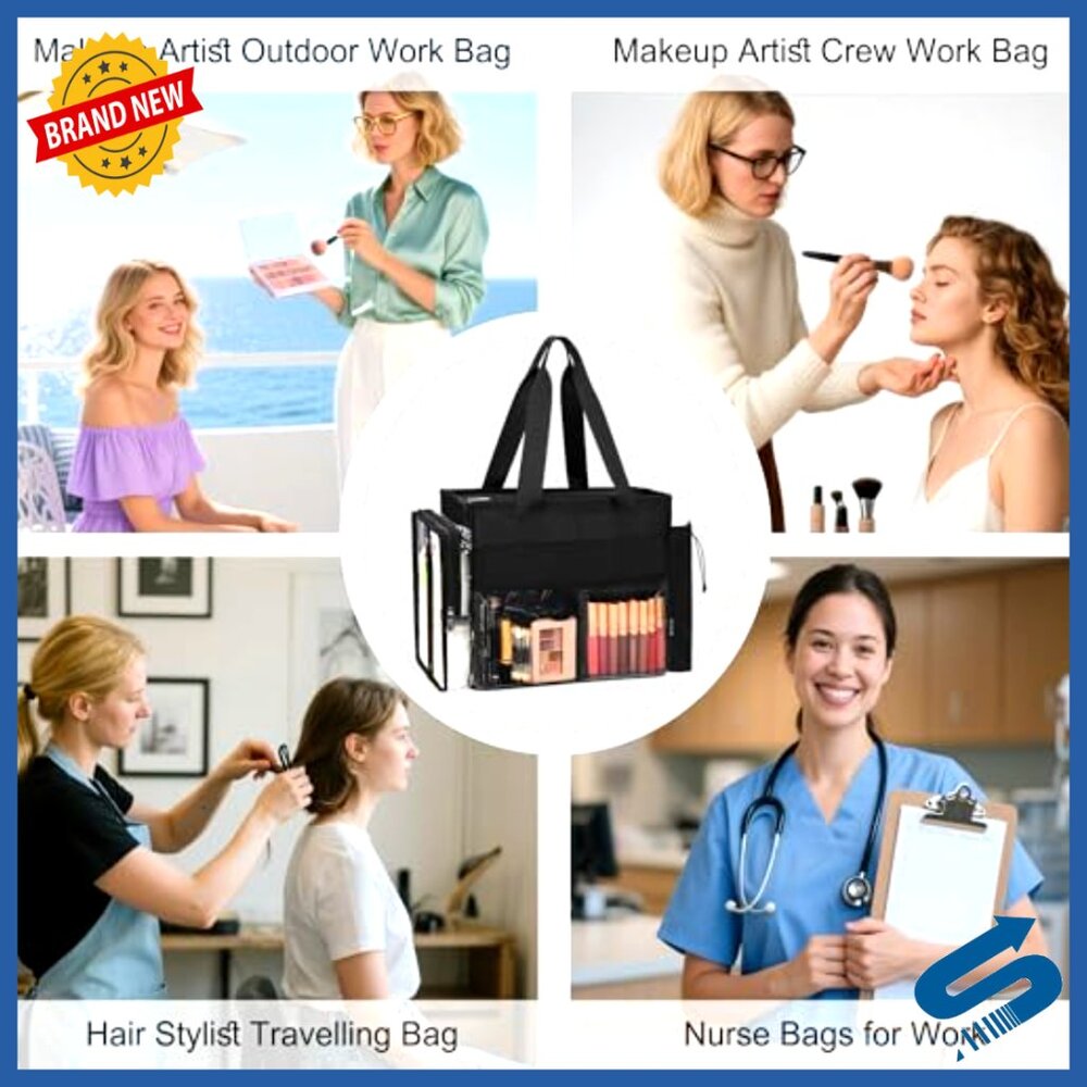 Extra Large Professional Makeup Bag Organizer Wit… - image 2